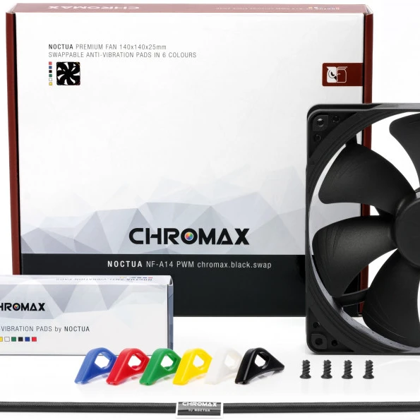 Система охлаждения Noctua NF-A14 PWM chromax.black.swap