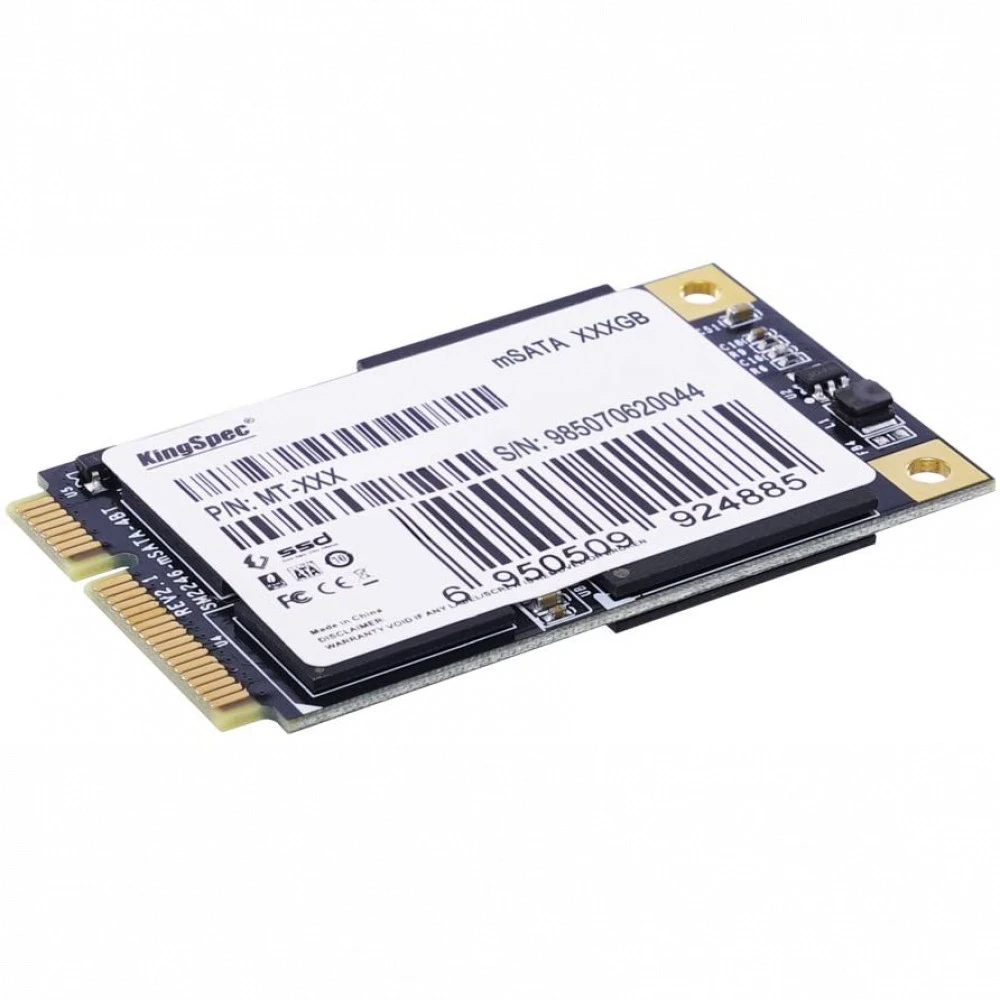 Жесткий диск KingSpec MT-128 SSD (твердотельные), 128 ГБ, mSATA, mini-SATA