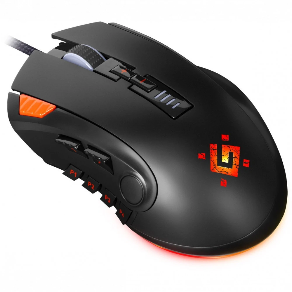 Мышь Defender Oversider GM-917 RGB 52917 Игровые, Проводная