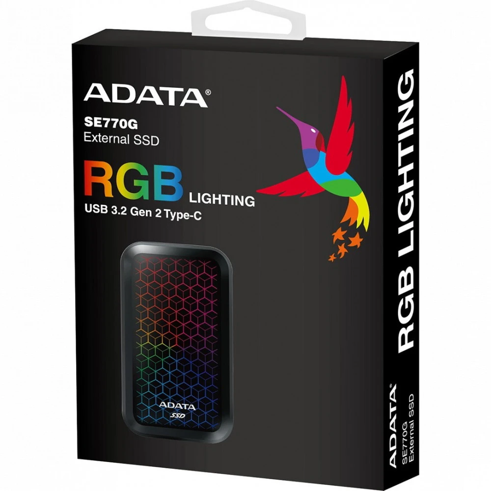 Внешние накопители ADATA SE770G ASE770G-512GU32G2-CBK 512 Гб