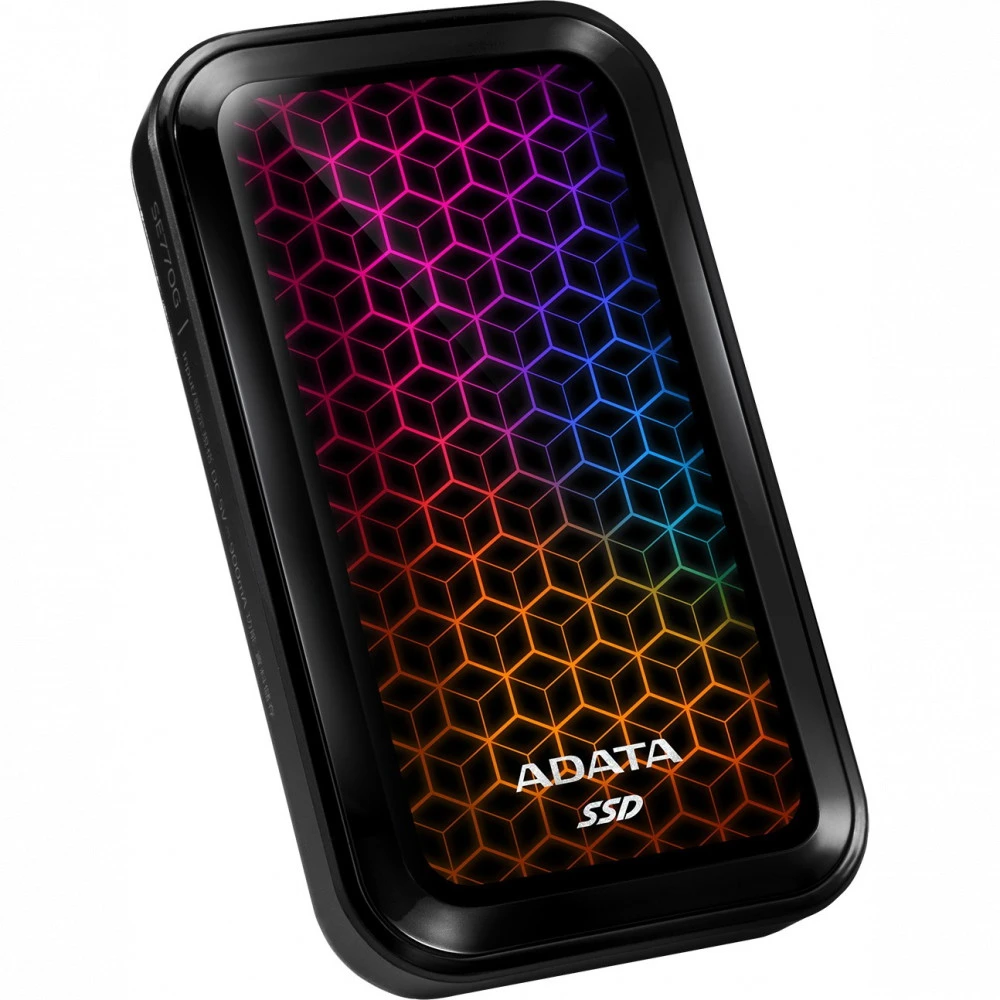 Внешние накопители ADATA SE770G ASE770G-512GU32G2-CBK 512 Гб