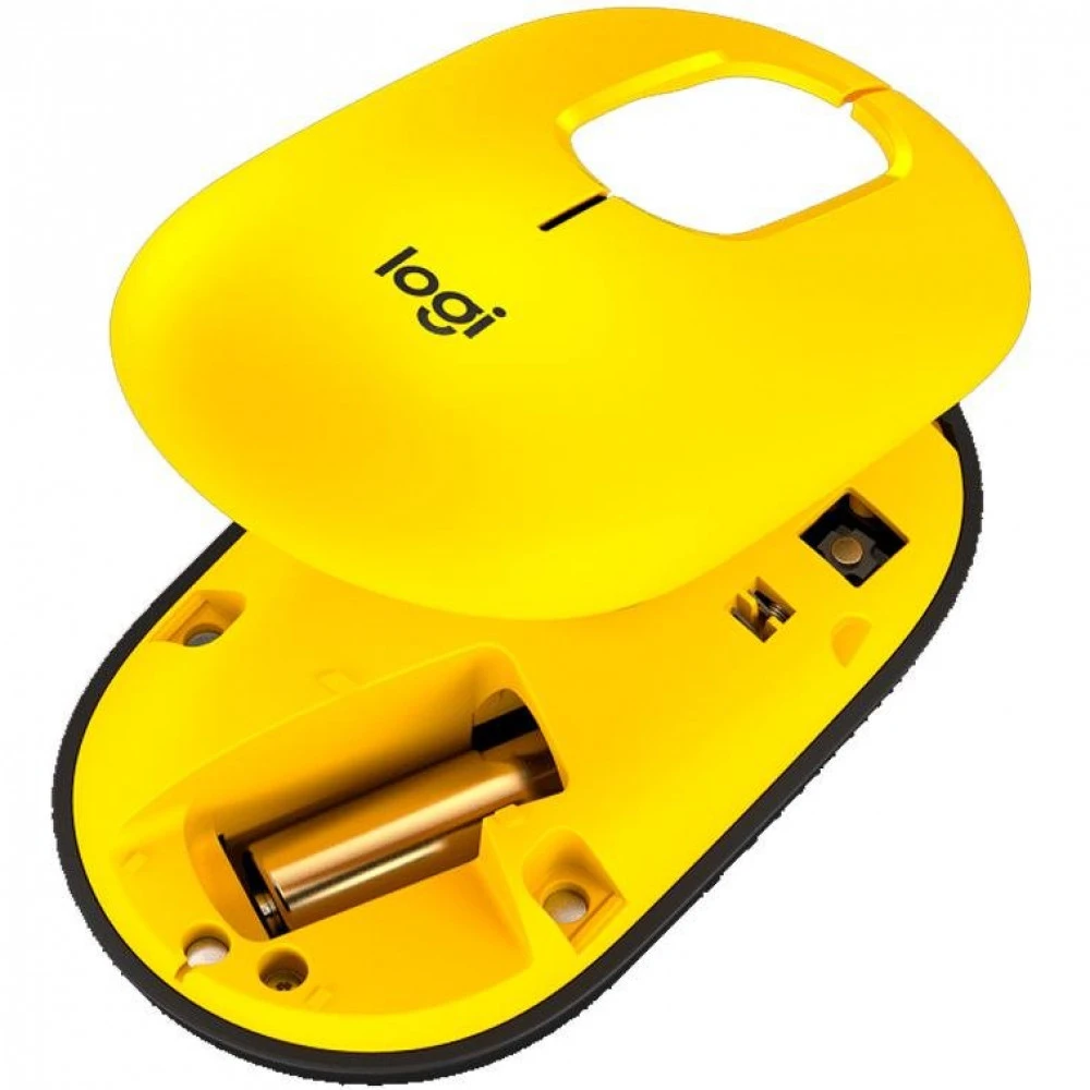 Мышь Logitech POP Mouse with Emoji Yellow 910-006546 Премиальные, Беспроводная