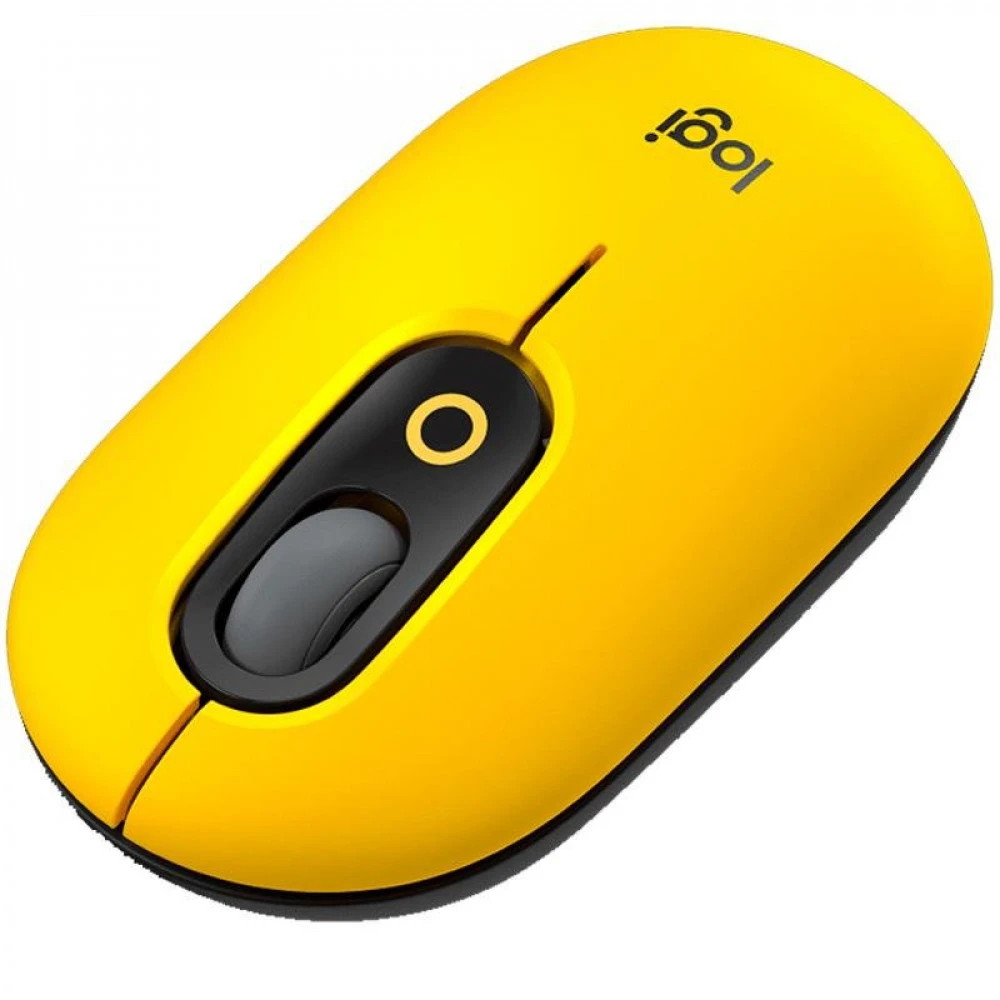 Мышь Logitech POP Mouse with Emoji Yellow 910-006546 Премиальные, Беспроводная