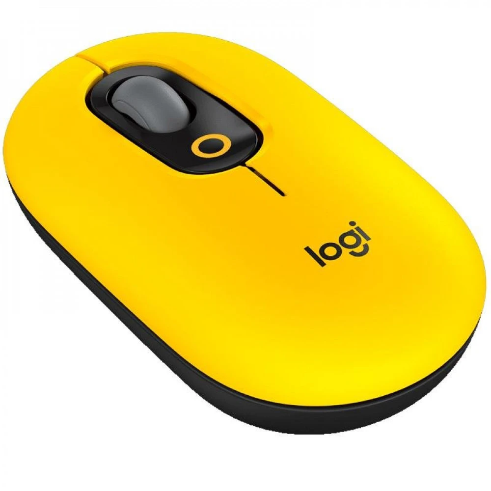 Мышь Logitech POP Mouse with Emoji Yellow 910-006546 Премиальные, Беспроводная