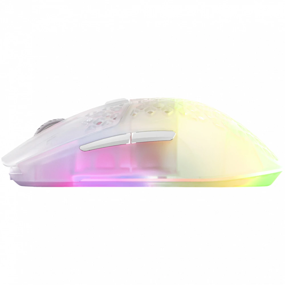 Мышь SteelSeries Aerox 3 Wireless (2022) Ghost 62610 Игровые, Беспроводная