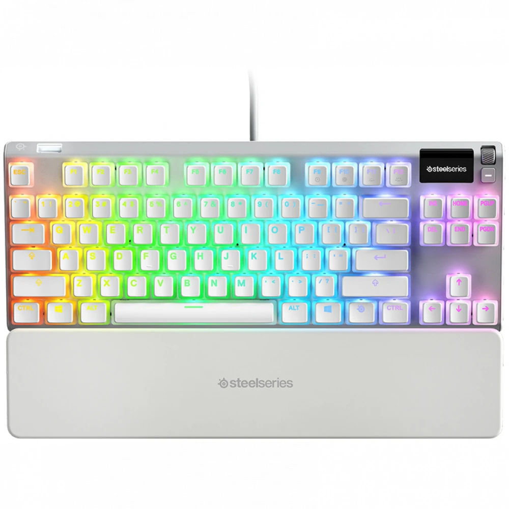 Клавиатура SteelSeries Apex 7 TKL Ghost US 64656 Проводная, USB