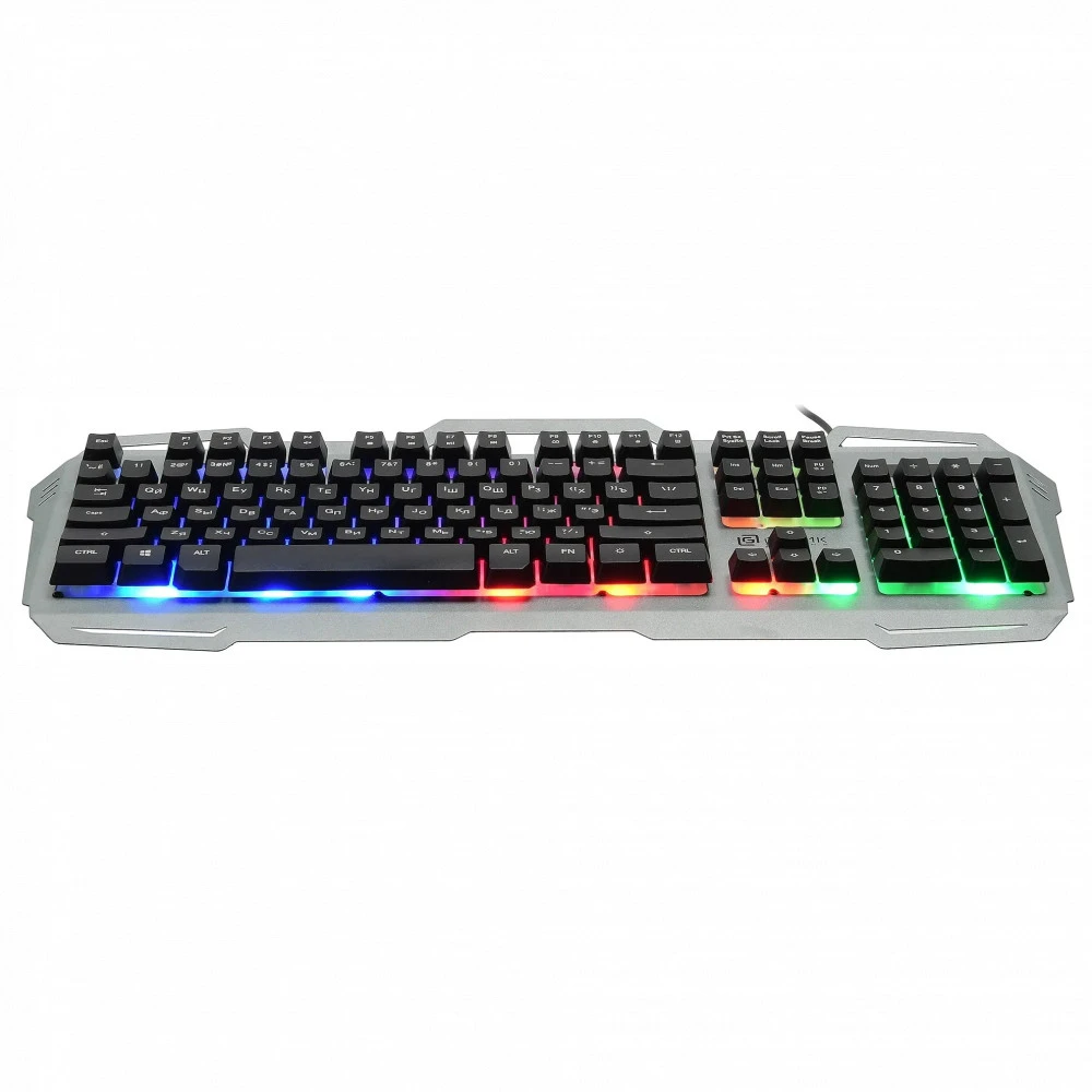 Клавиатура Oklick 747G Frozen Grey USB 1103526 Проводная, USB