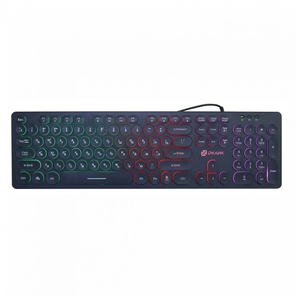 Клавиатура Oklick 420MRL 1091226 Проводная, USB