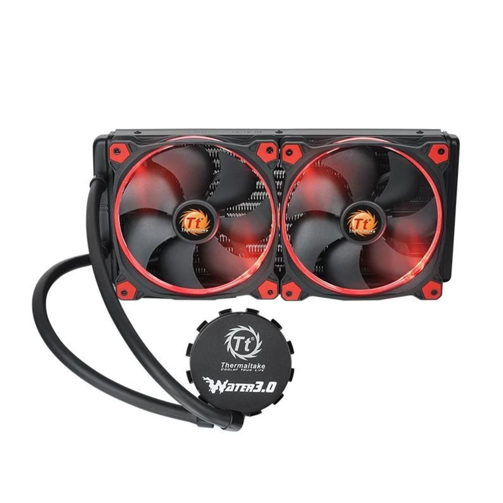 Система охлаждения Thermaltake Water 3.0 Riing Red 280 CL-W138-PL14RE-A Для процессора