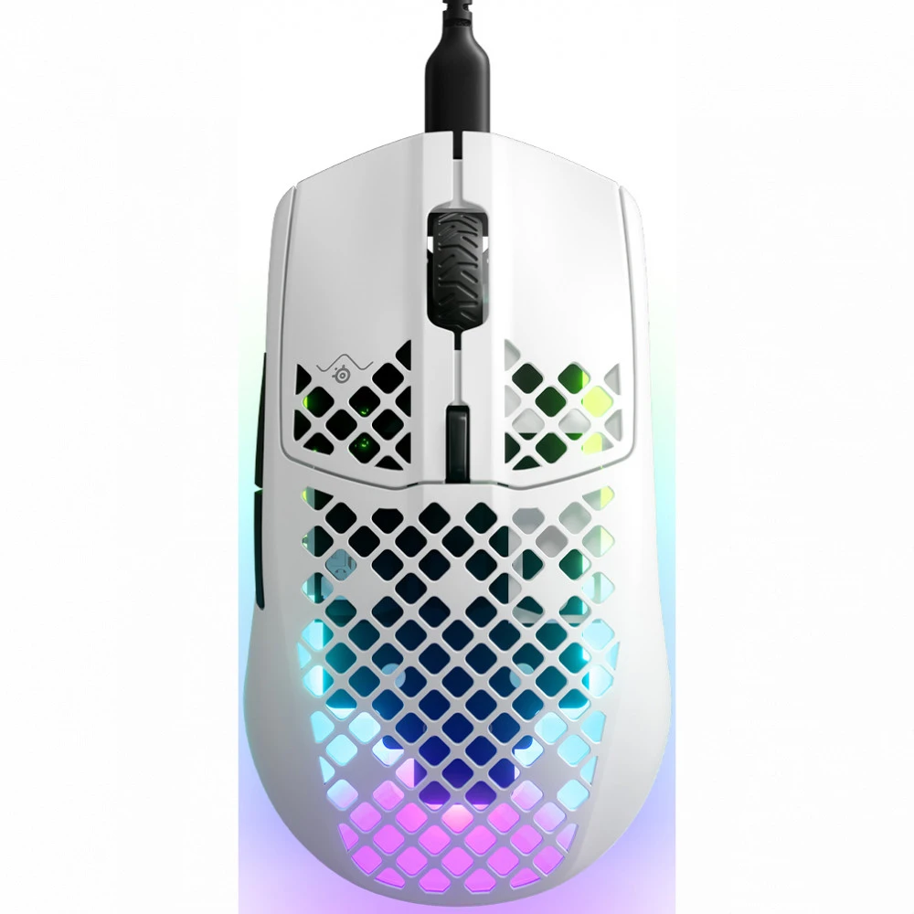 Мышь SteelSeries Aerox 3 (2022) Snow 62603 Игровые, Проводная