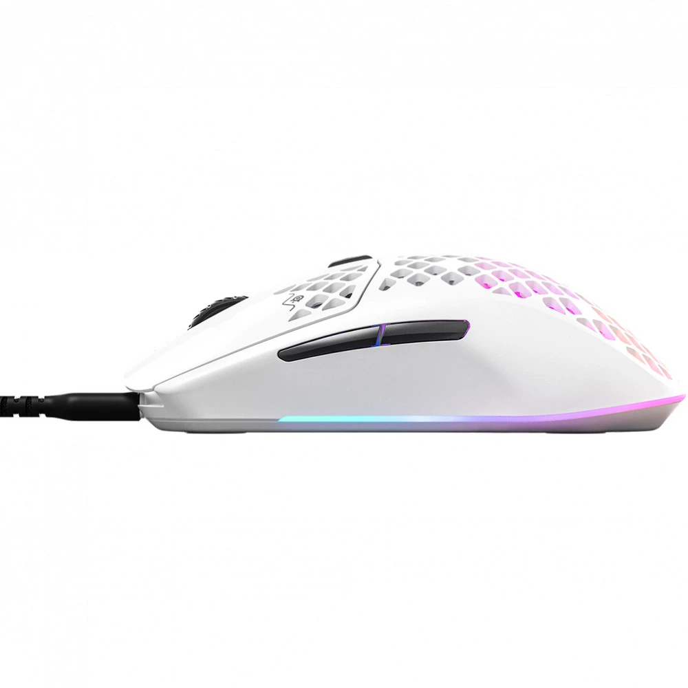 Мышь SteelSeries Aerox 3 (2022) Snow 62603 Игровые, Проводная