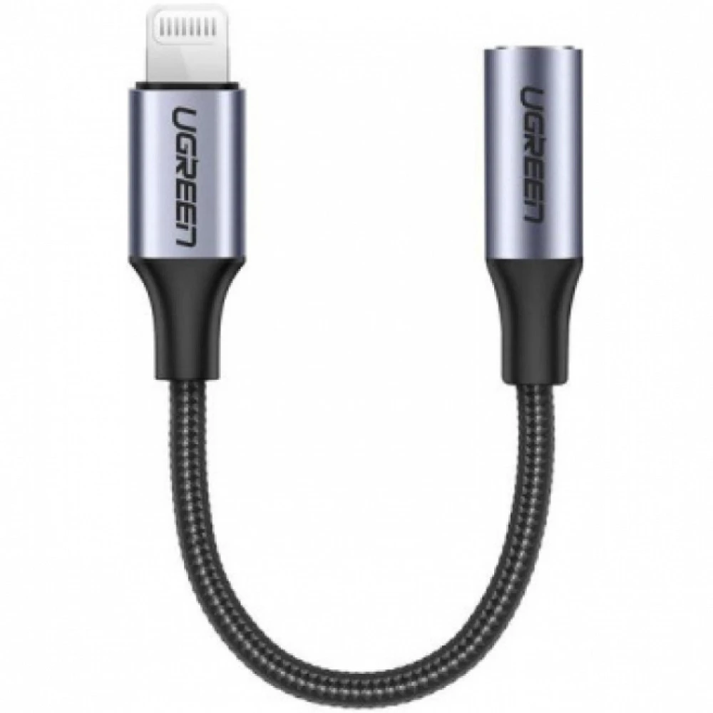 Кабель интерфейсный UGREEN US211 Lightning To 3.5mm 30756 MINI JACK 3.5 (output) - Lightning (8pin)