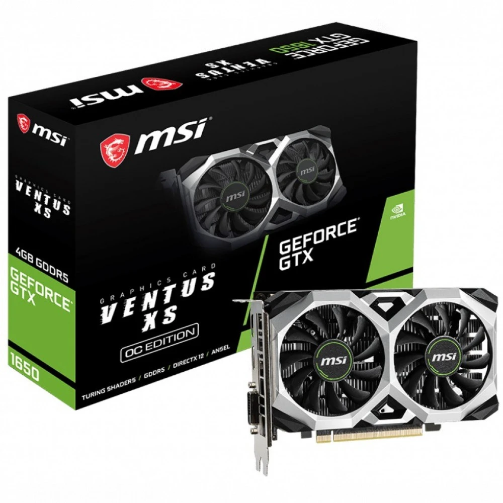 Видеокарта MSI GTX 1650 VENTUS XS 4G OCV1 4 ГБ