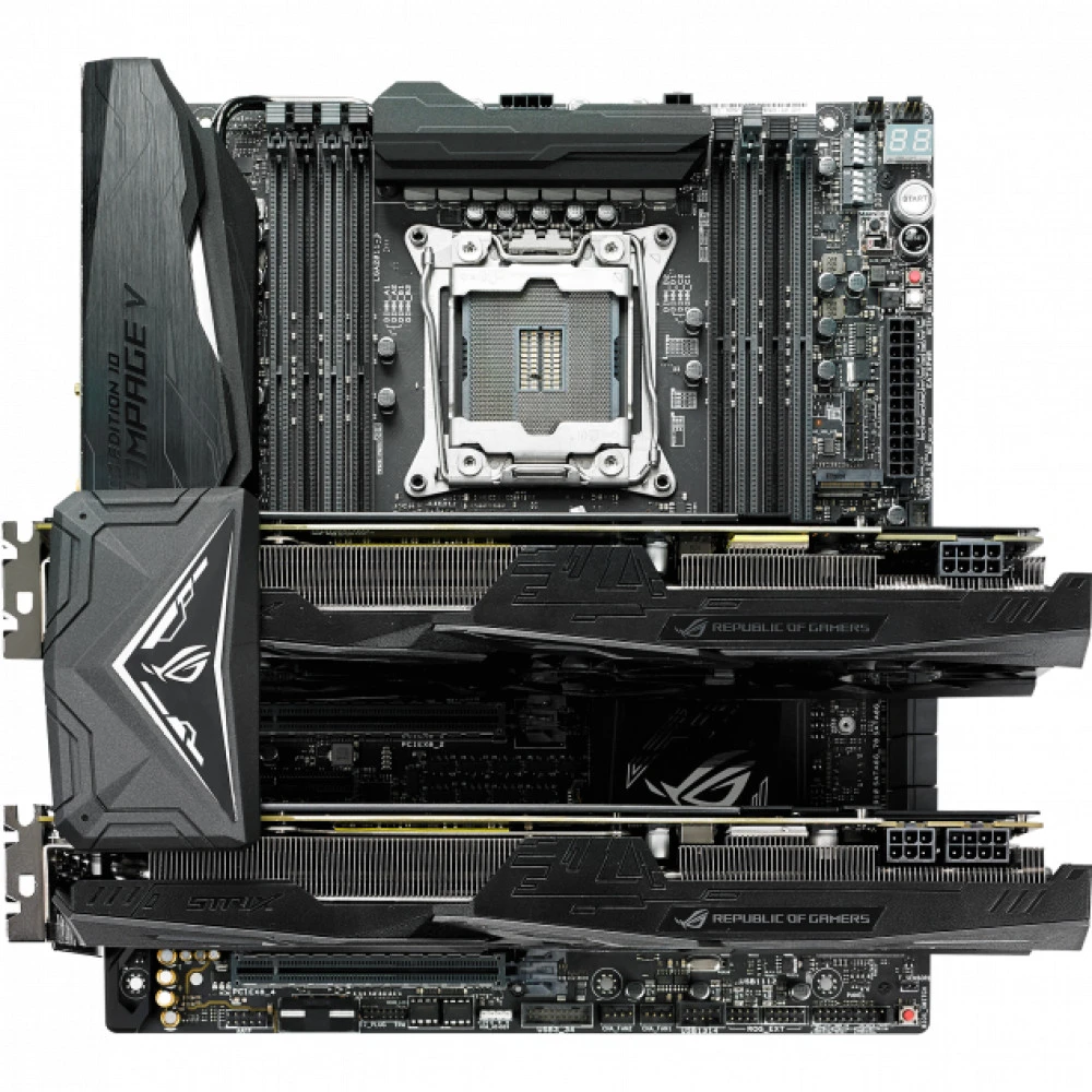 Аксессуар для ПК и Ноутбука Asus ROG-SLI-HB-BRIDGE-3SLOT Мост (Bridge)