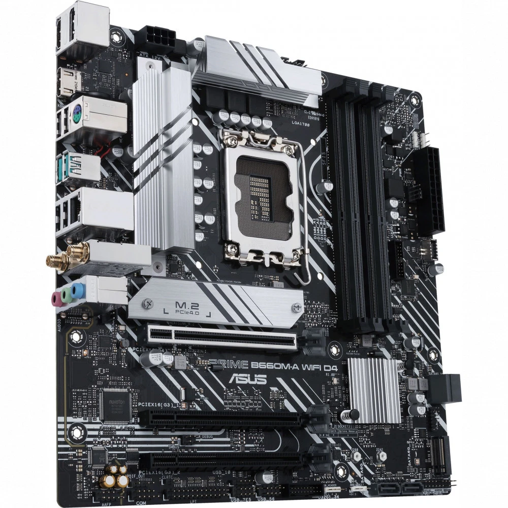 Материнская плата Asus PRIME B660M-A WIFI D4 90MB1AE0-M0EAY0 Micro-ATX, LGA 1700