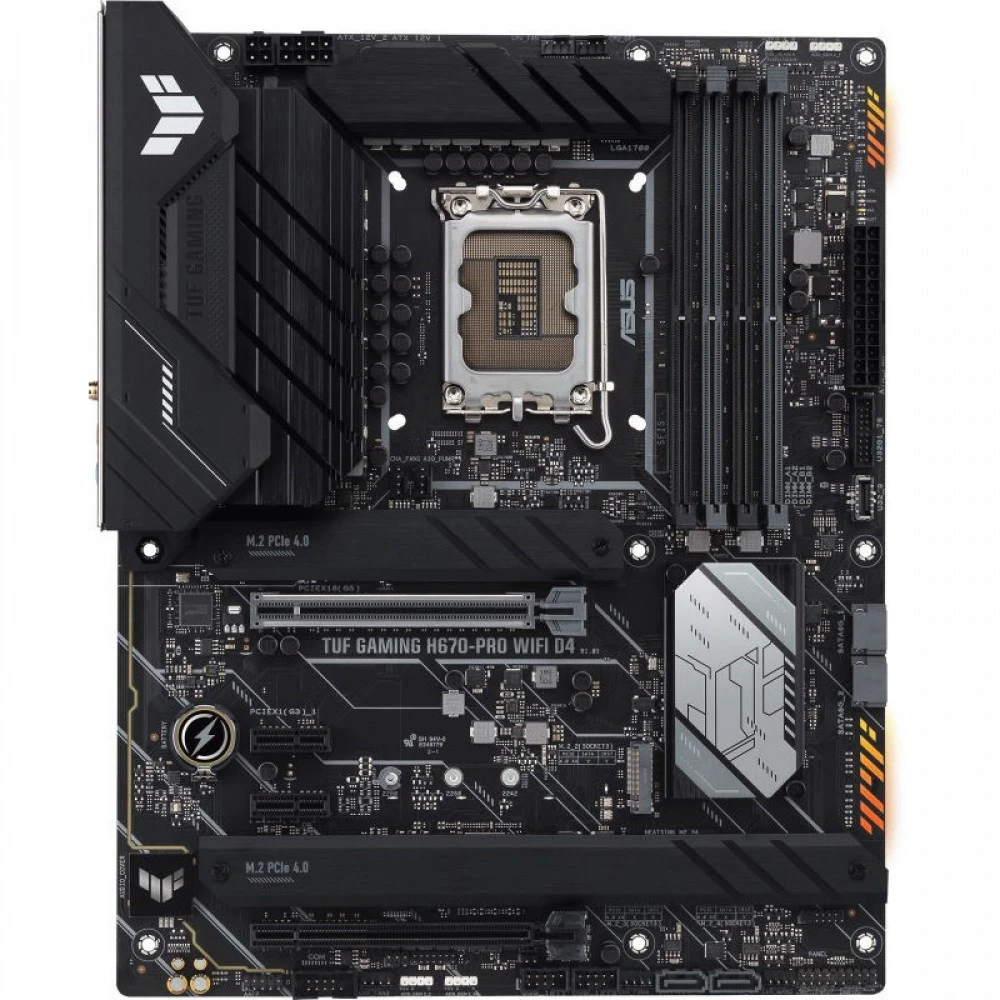 Материнская плата Asus TUF GAMING H670-PRO WIFI D4 90MB1900-M0EAY0 Micro-ATX, LGA 1700