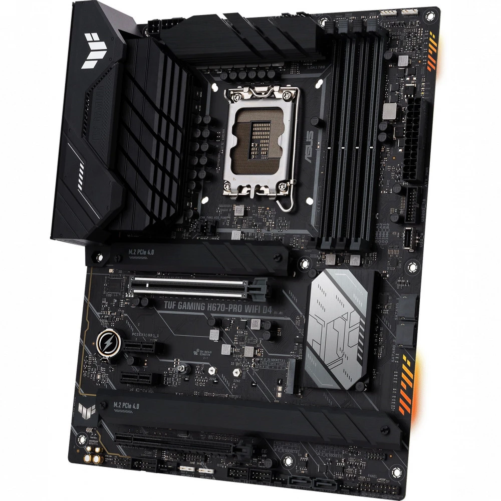 Материнская плата Asus TUF GAMING H670-PRO WIFI D4 90MB1900-M0EAY0 Micro-ATX, LGA 1700