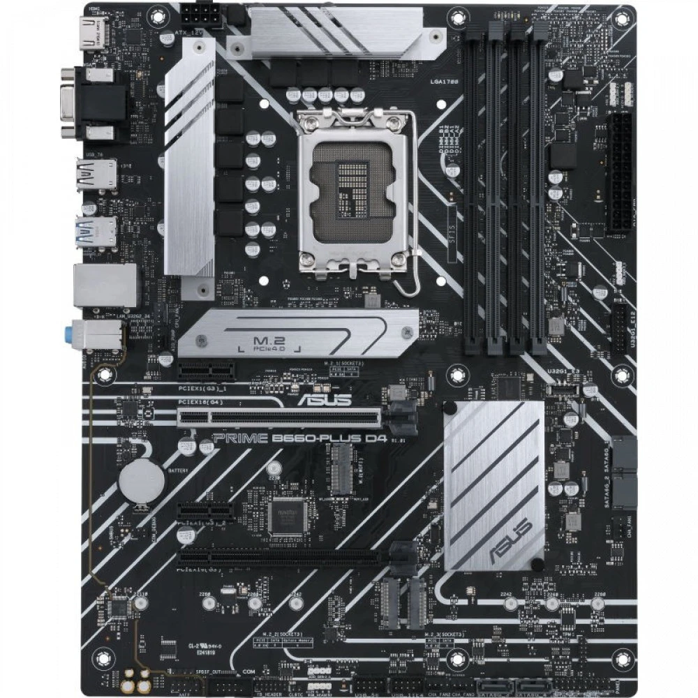 Материнская плата Asus PRIME B660-PLUS D4 ATX, LGA 1700