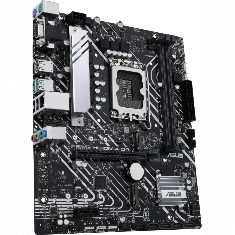Материнская плата Asus PRIME H610M-A D4-CSM Micro-ATX, LGA 1700