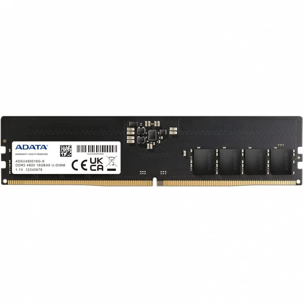 ОЗУ ADATA Premier DDR5 AD5U480016G-R DIMM, DDR5, 16 Гб, 4800 МГц