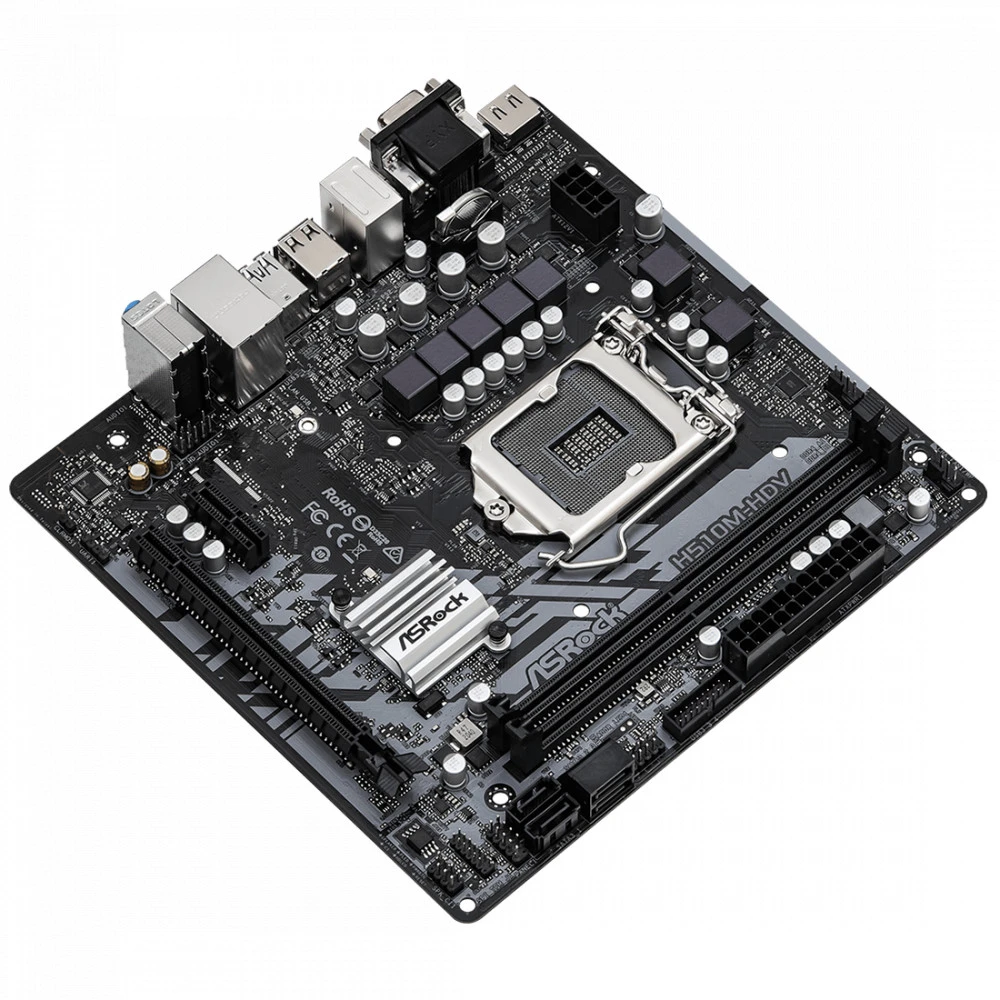 Материнская плата ASRock H510M-HDV R2.0 Micro-ATX, LGA 1200