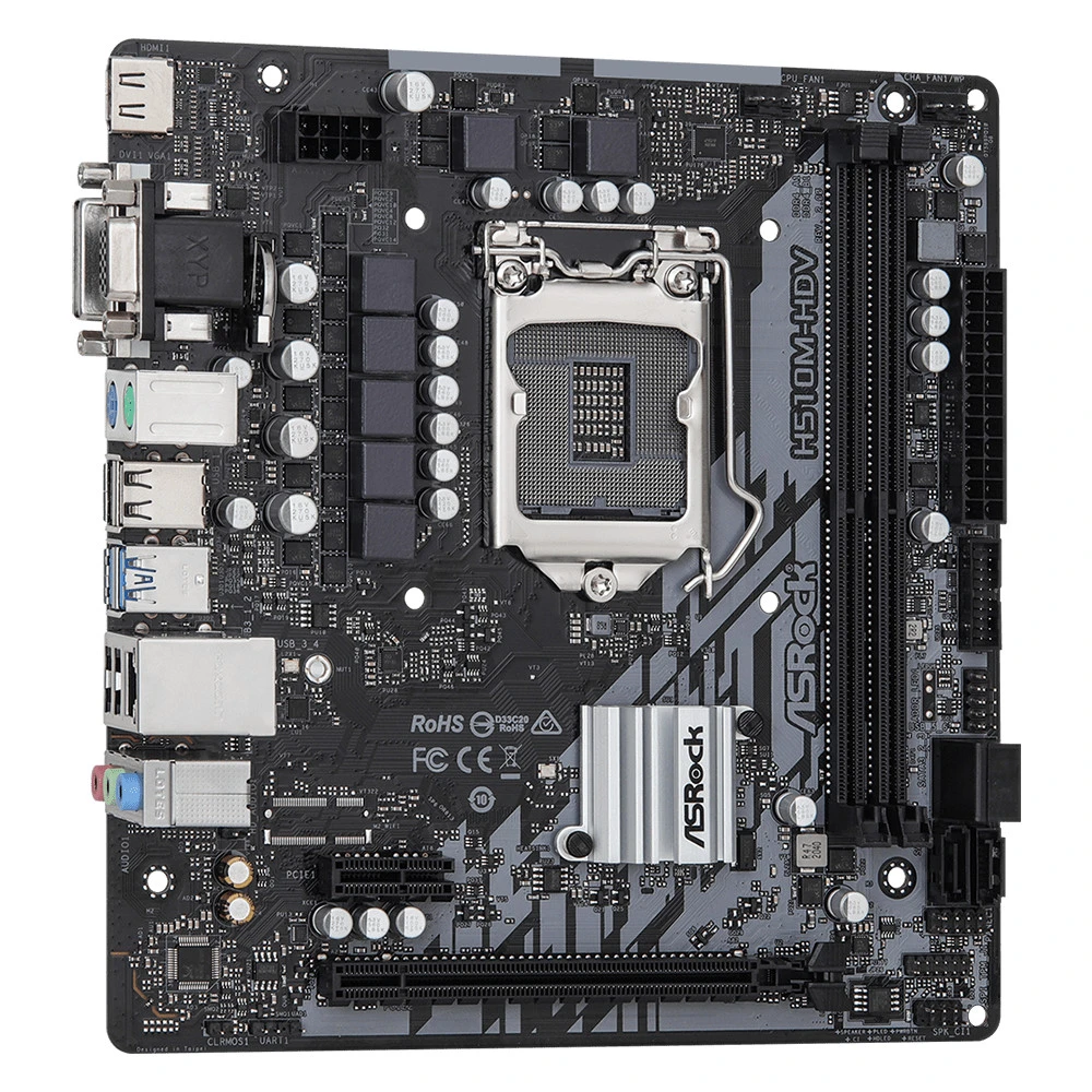Материнская плата ASRock H510M-HDV R2.0 Micro-ATX, LGA 1200