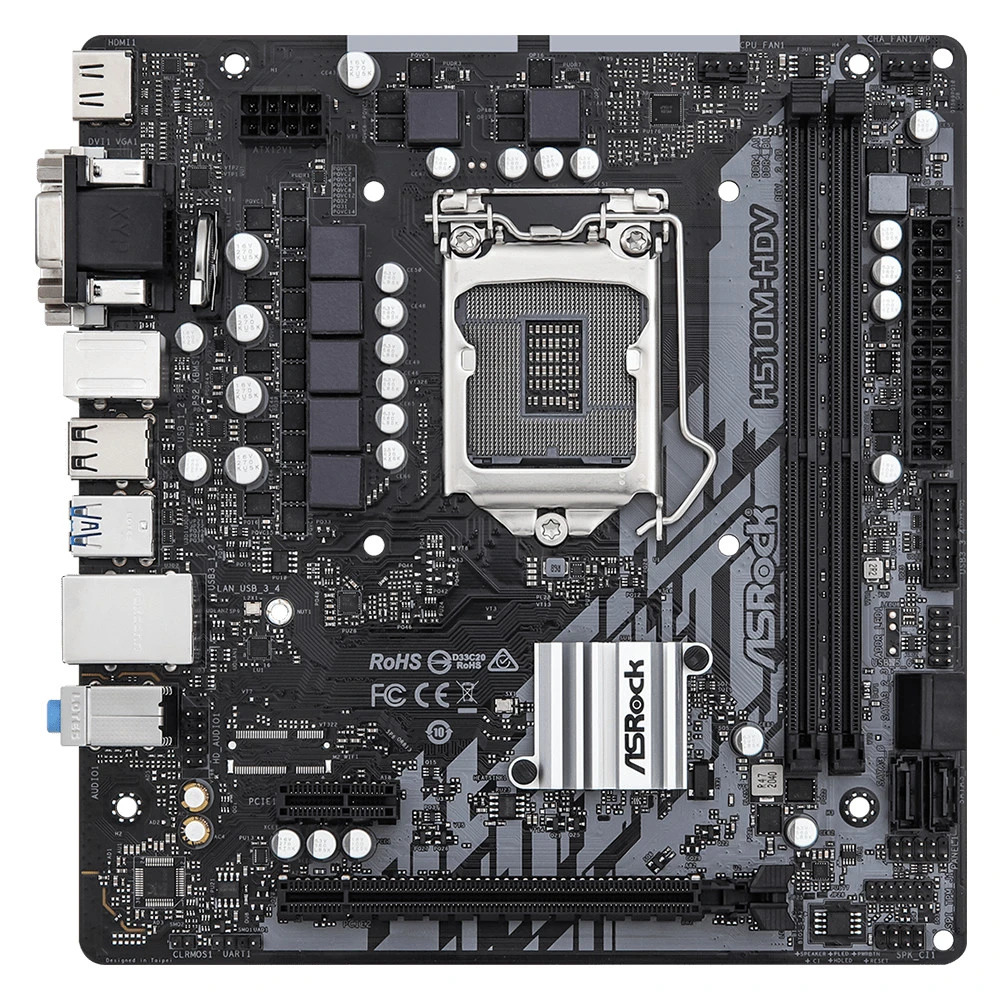 Материнская плата ASRock H510M-HDV R2.0 Micro-ATX, LGA 1200