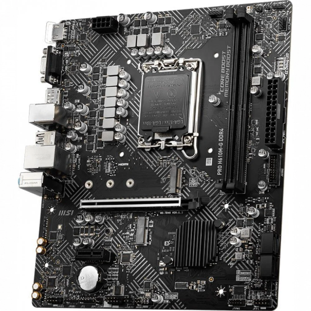 Материнская плата MSI PRO H610M-G DDR4 Micro-ATX, LGA 1700