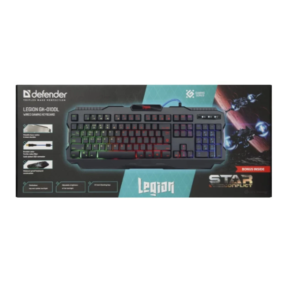 Клавиатура Defender Legion GK-010DL 45010