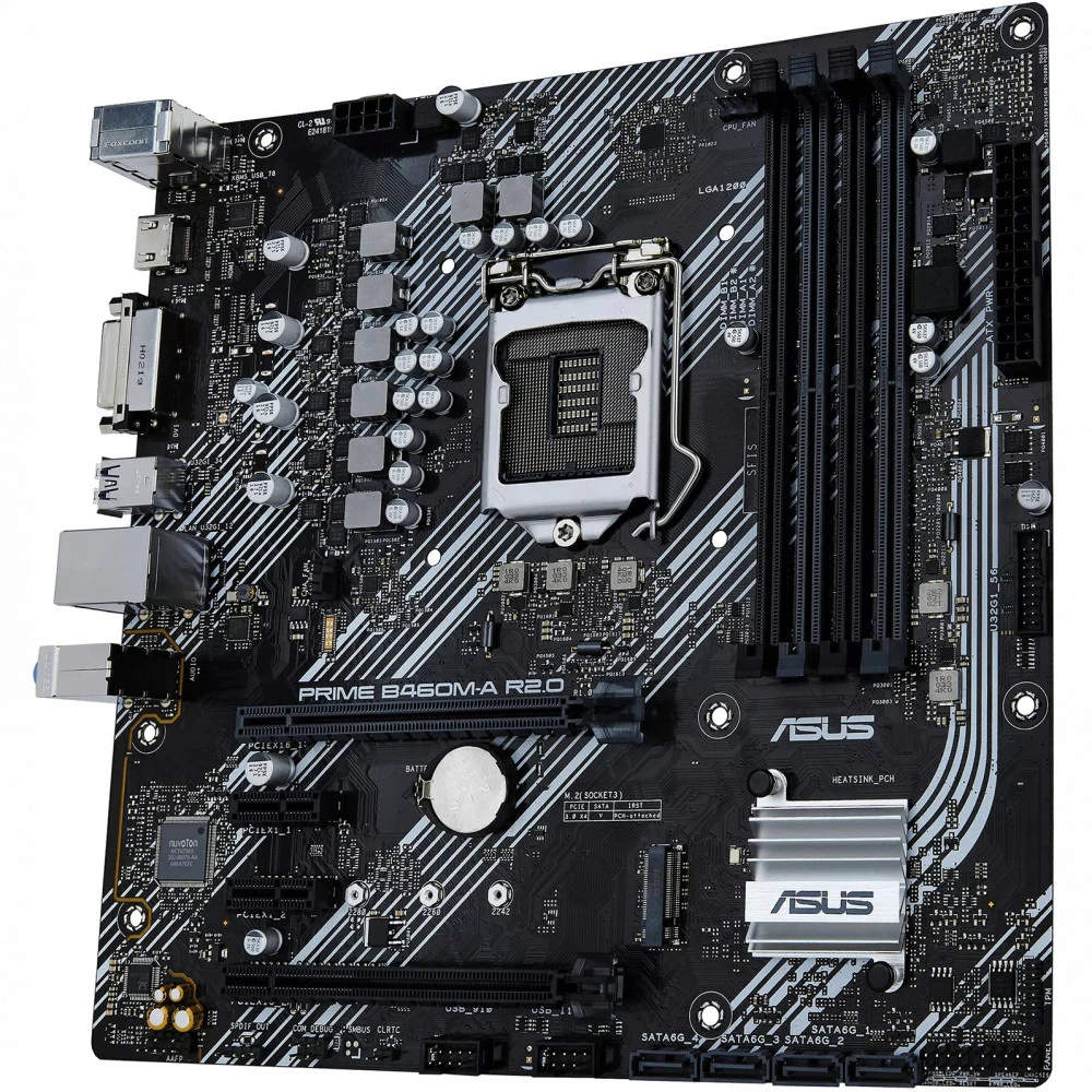 Материнская плата Asus PRIME B460M-A R2.0 90MB18A0-M0EAY0 Micro-ATX, LGA 1200