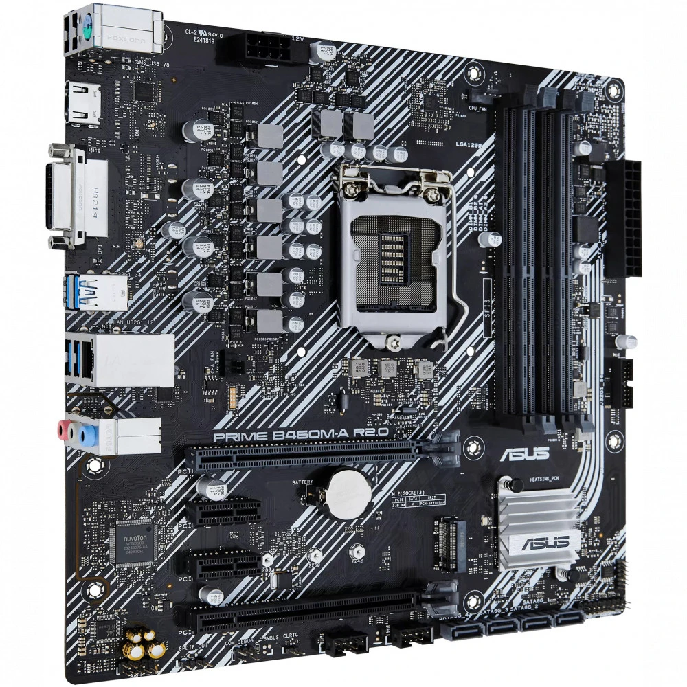 Материнская плата Asus PRIME B460M-A R2.0 90MB18A0-M0EAY0 Micro-ATX, LGA 1200