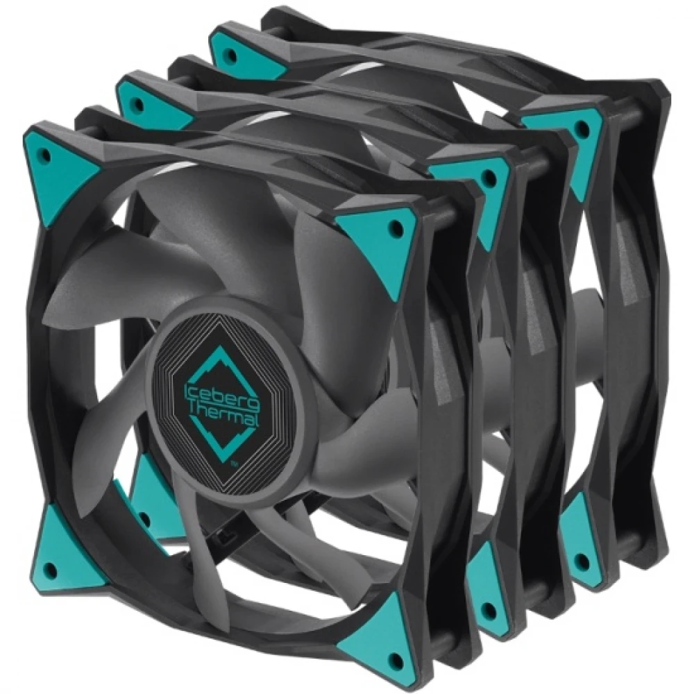 Система охлаждения Iceberg Thermal IceGALE Xtra 3-pack IceGALEXtra120mmBLACK3P Для системного блока