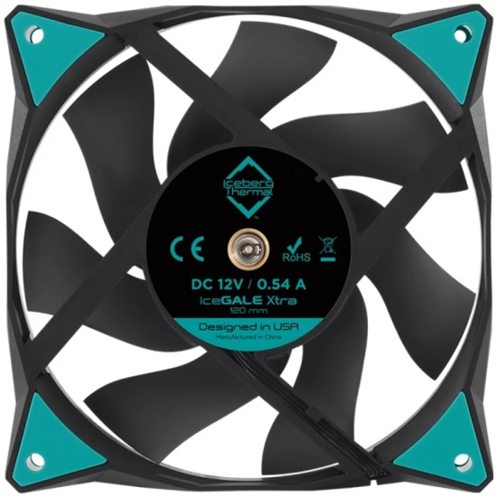 Система охлаждения Iceberg Thermal IceGALE Xtra 3-pack IceGALEXtra120mmBLACK3P Для системного блока