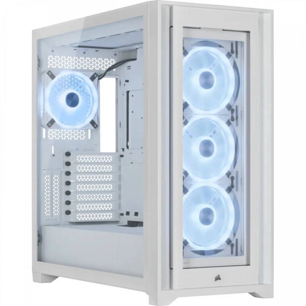 Корпус Corsair iCUE 5000X RGB QL Edition White CC-9011233-WW Mid-Tower