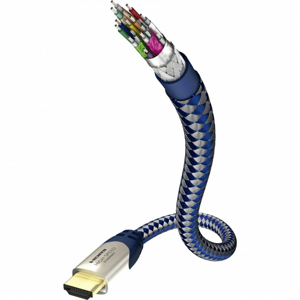 Кабель интерфейсный inakustik Prem II HDMIHDMI (0,75м) EAN:4001985507542 HDMI - Ethernet (RJ45) (LAN)