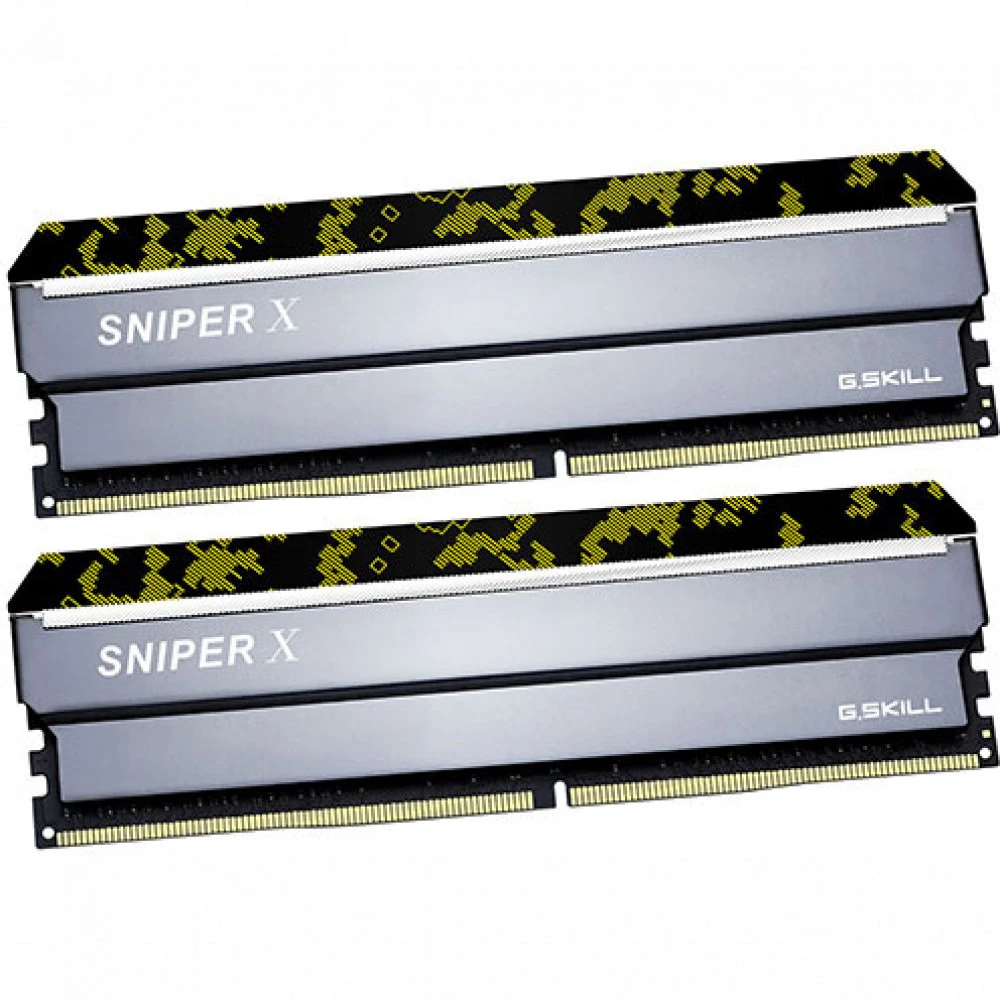 ОЗУ G.Skill Sniper X F4-3200C16D-16GSXKB DIMM, DDR4, 16 Гб (2 х 8 Гб), 3200 МГц
