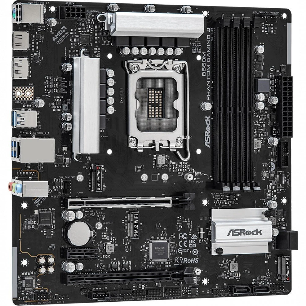 Материнская плата ASRock B660M PHANTOM GAMING 4 Micro-ATX, LGA 1700