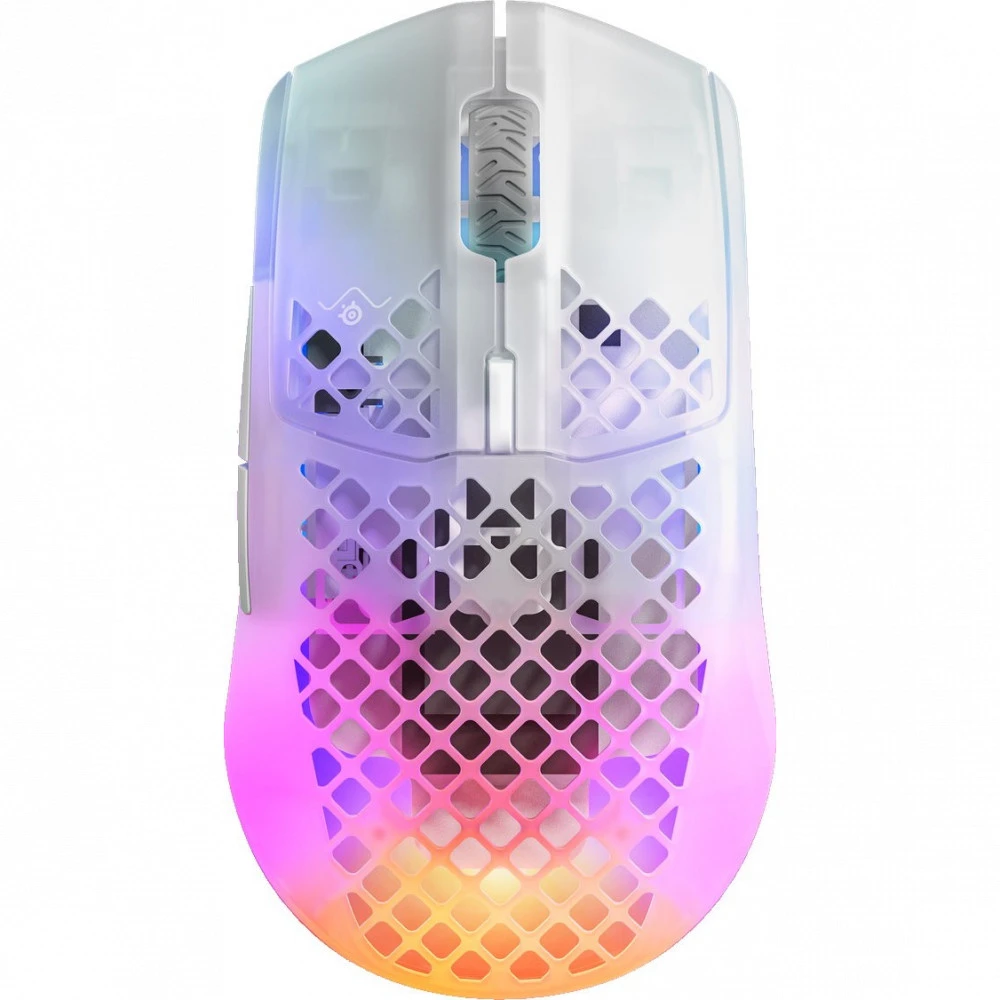 Мышь SteelSeries Aerox 3 Wireless (2022) Snow 62608 Игровые, Беспроводная