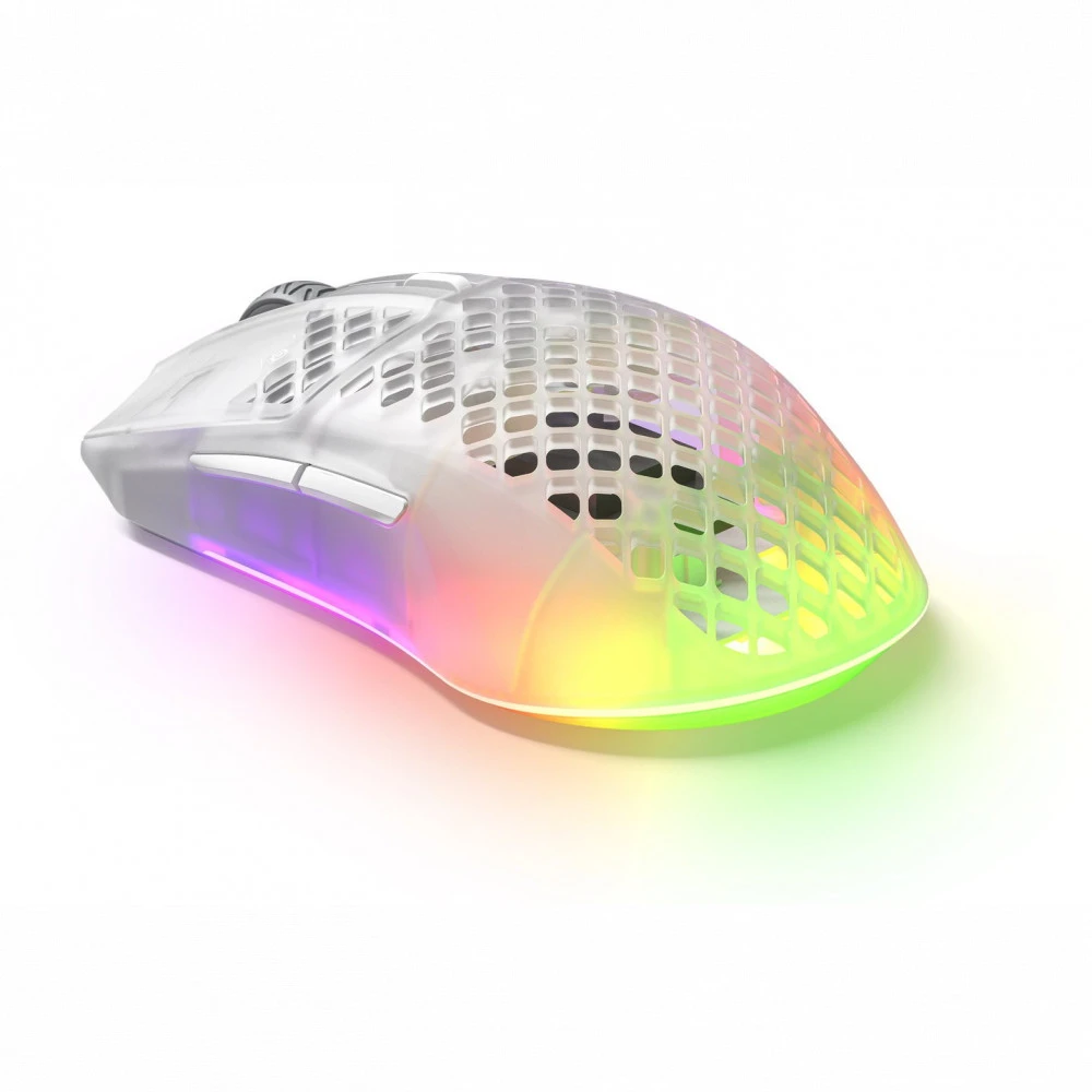 Мышь SteelSeries Aerox 3 Wireless (2022) Snow 62608 Игровые, Беспроводная