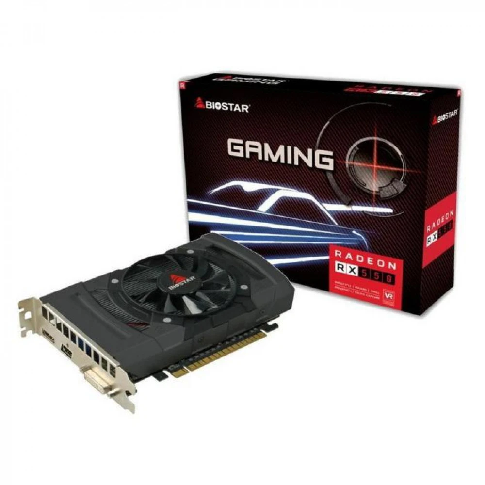 Видеокарта BIOSTAR RX550-4GB 4GB VA5505RF41 4 ГБ