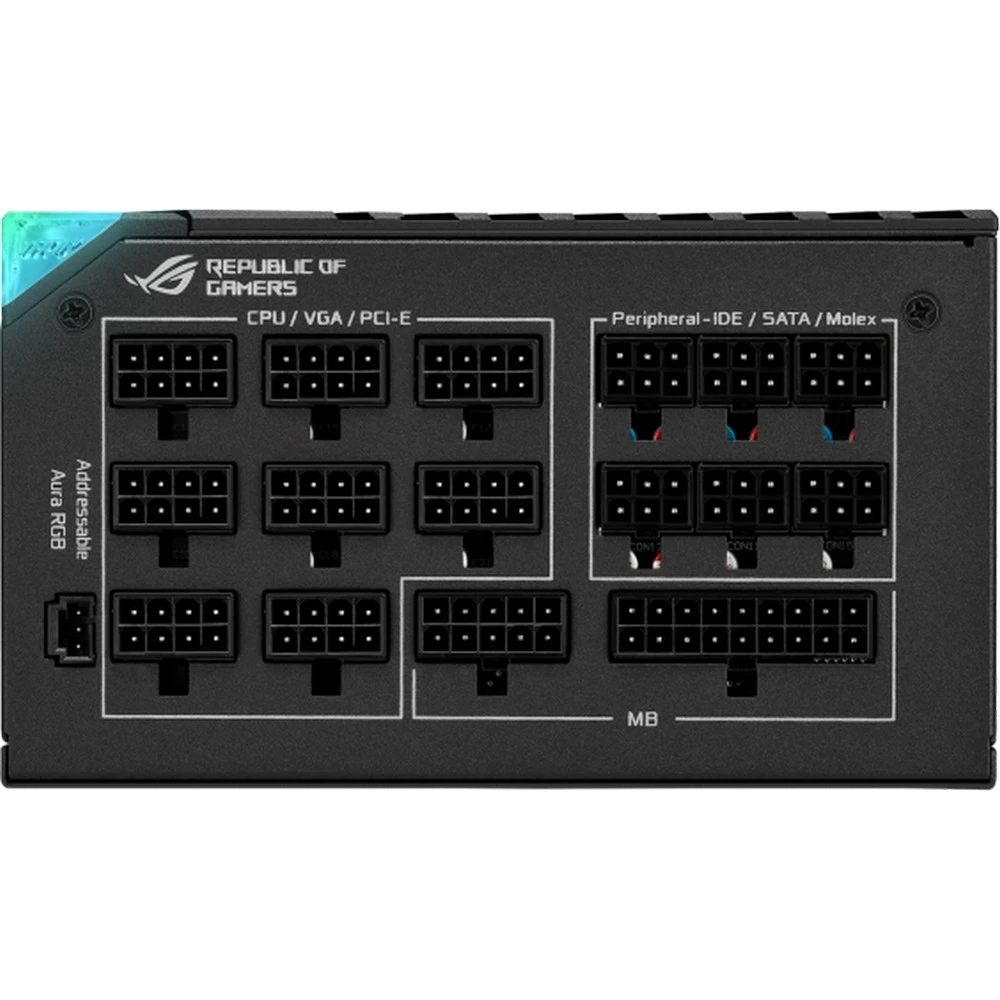 Блок питания Asus ROG-THOR-1000P2-GAMING 1000 Вт, 80+ Platinum