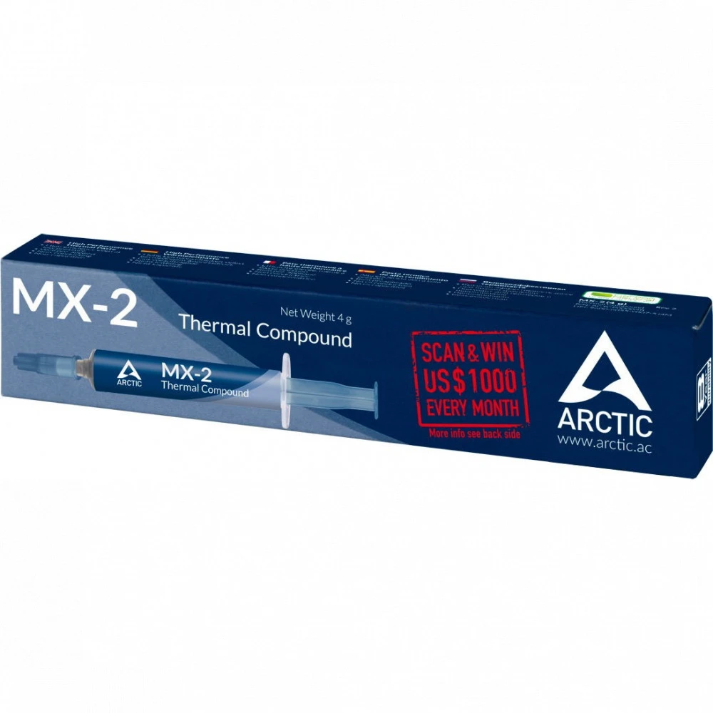 Система охлаждения ARCTIC MX-2 4 грамма 2019 Edition ACTCP00005B Термопаста