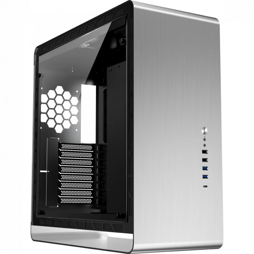 Корпус Jonsbo UMX6-G Silver Mid-Tower