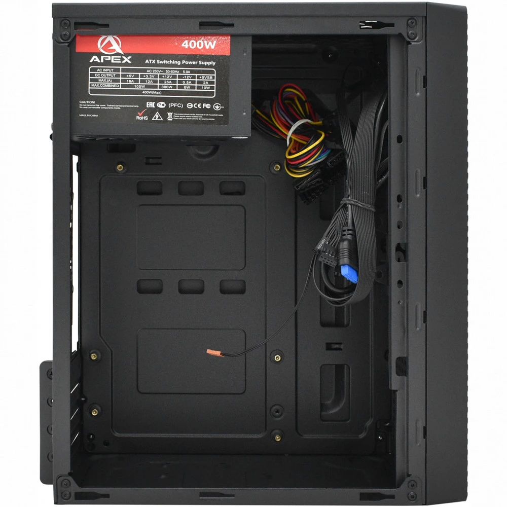 Корпус APEX T04 Black APEX-T04 Mini-Tower