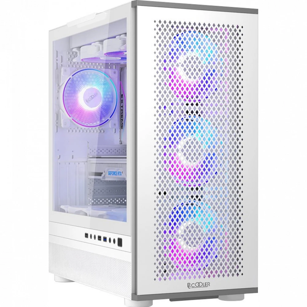 Корпус PCcooler MASTER ME200 MESH White MASTER ME200W MESH Mid-Tower