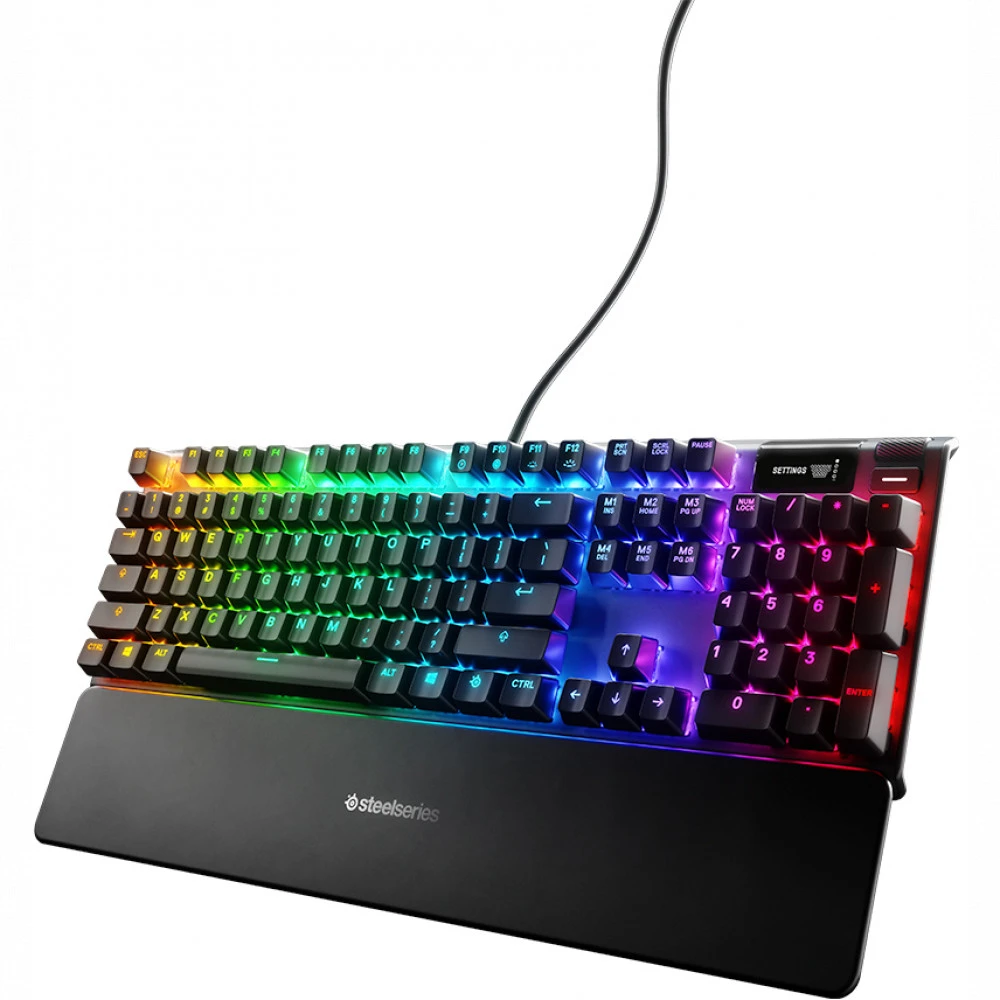 Клавиатура SteelSeries Apex 7 (Blue Switch) 64774 Проводная, USB