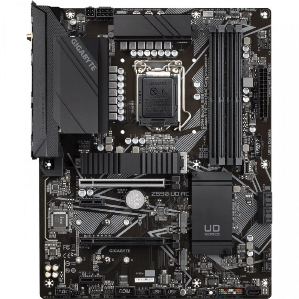 Материнская плата Gigabyte Z590 UD AC (rev. 1.x) Z590 UD AC 1.1 ATX, LGA 1200
