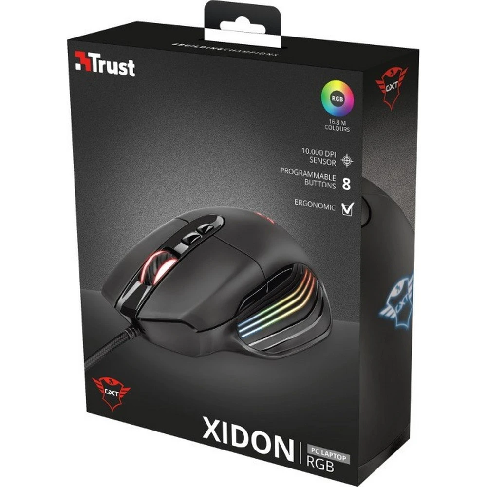 Мышь Trust GXT 940 Xidon 23574 Игровые, Проводная