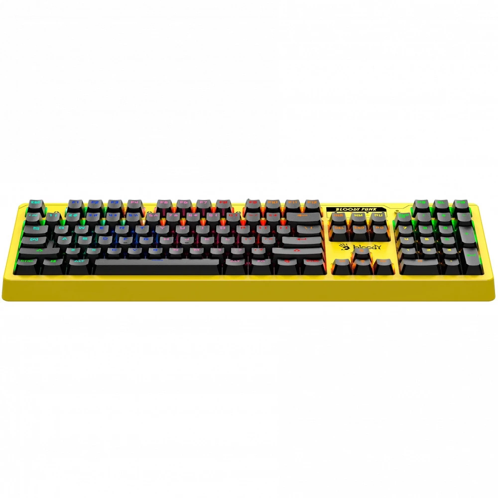 Клавиатура A4Tech B810RC YELLOW RGB Проводная, USB