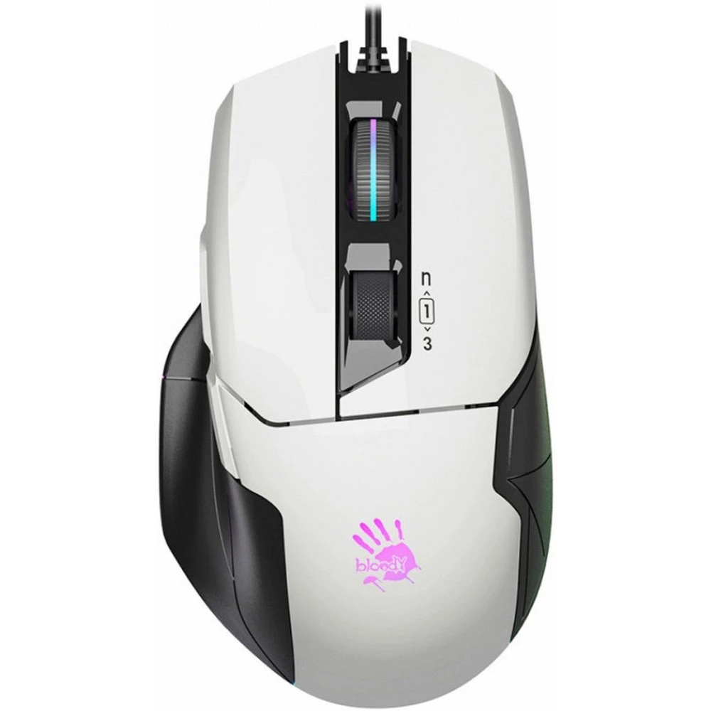 Мышь A4Tech Bloody W70 Max (Panda White) W70-Max-Panda White Игровые, Проводная